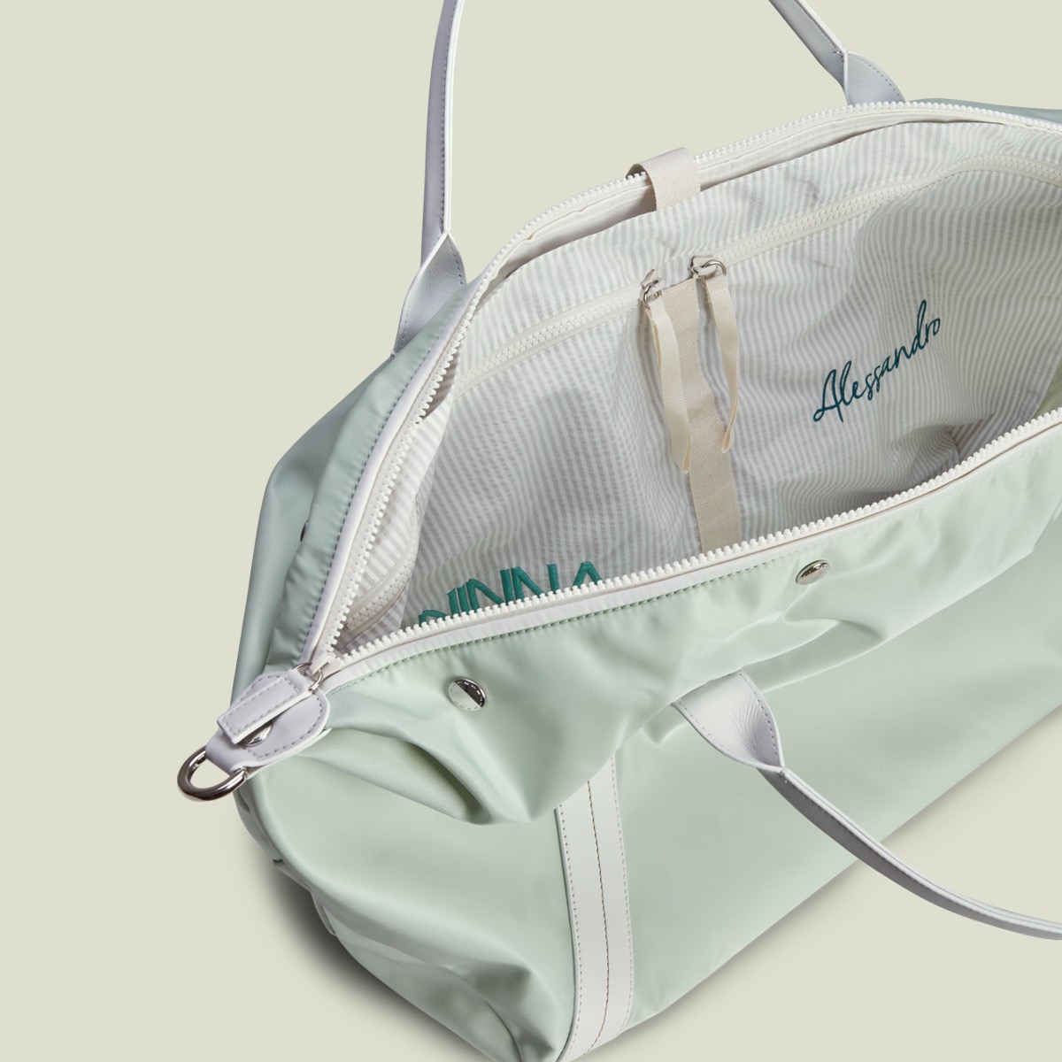 Borsa mamma Solferina verde acqua