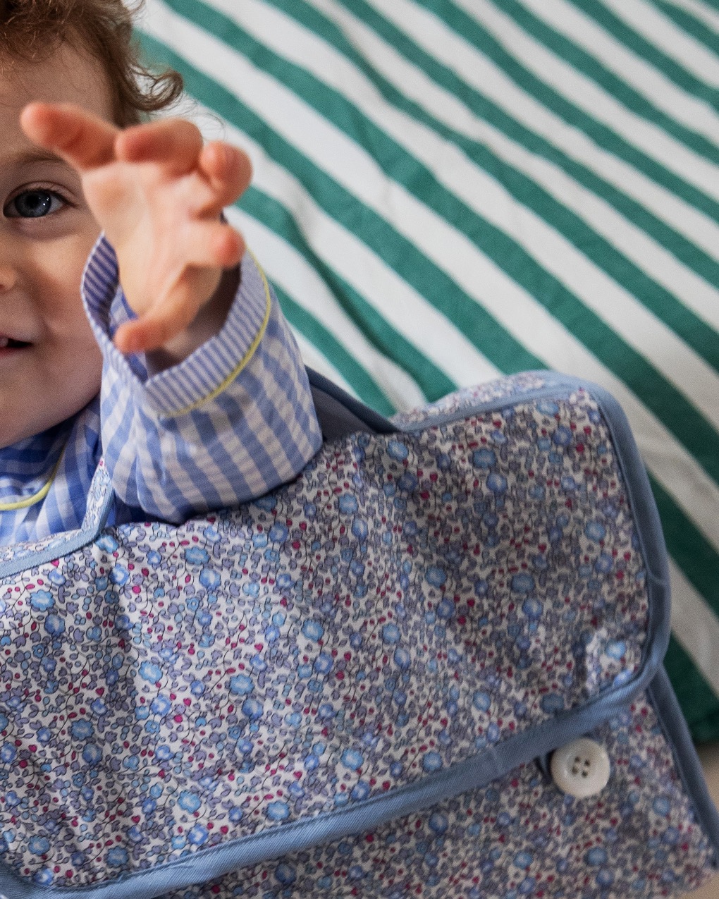 Sacchetto cambio NON TI SCORDAR DI ME azzurro