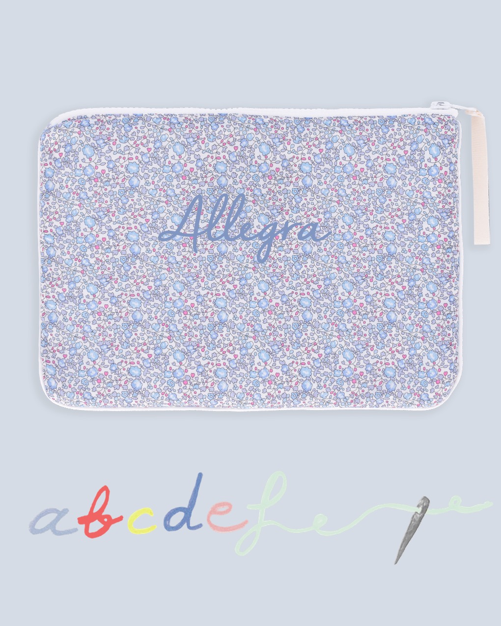 Sacchetto cambio NON TI SCORDAR DI ME azzurro