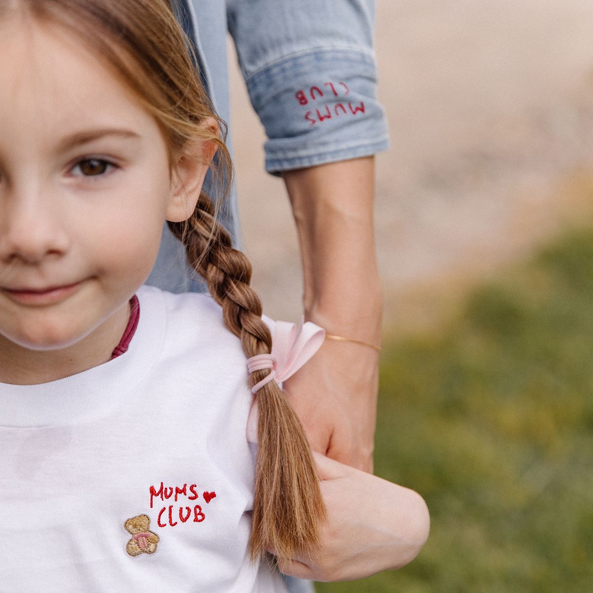 Sacchetto cambio La Tata VADO DAI NONNI verde acqua