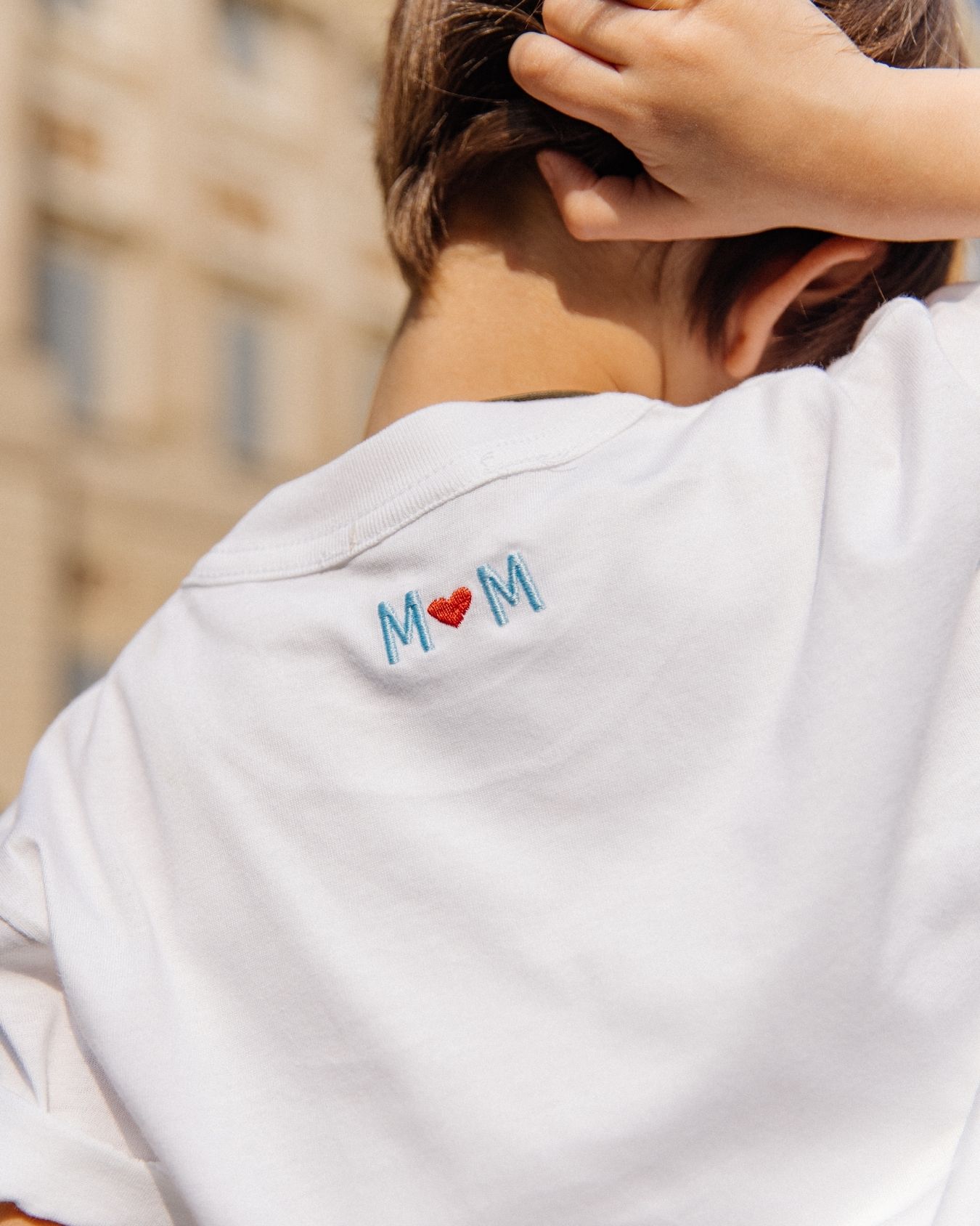 Pochette rossa con coccinella