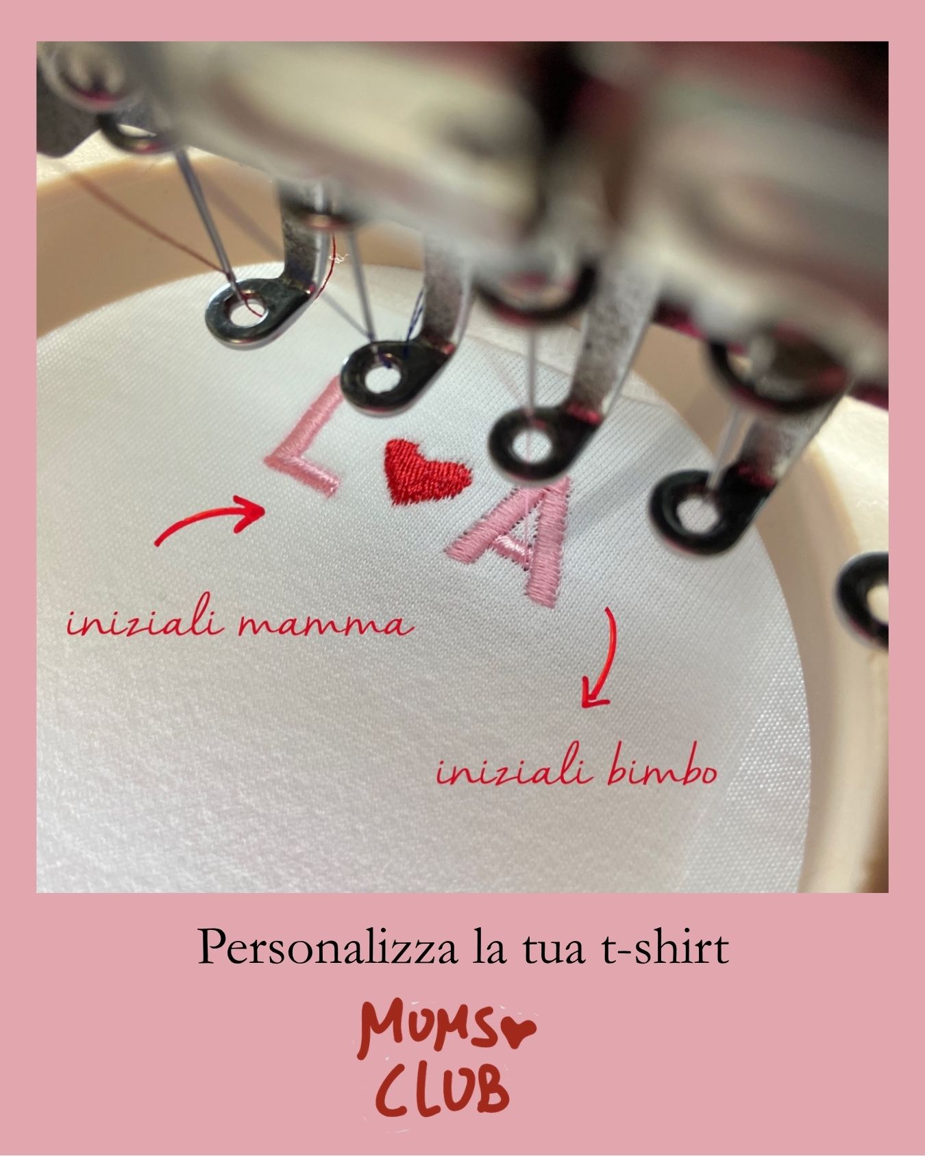 Pochette rossa con coccinella